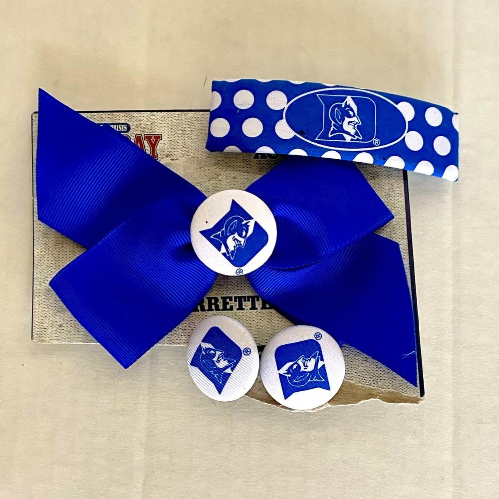 Game Day Outfitters Hair Accessories 3 Piece “Duke Blue Devils”